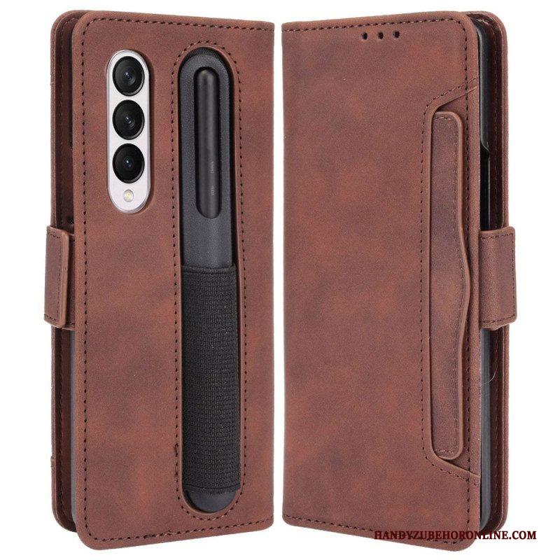 Flip Case voor Samsung Galaxy Z Fold 4 Spionage Met Penopslag