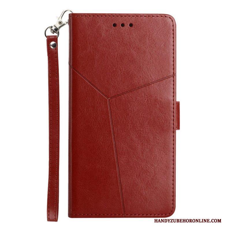 Flip Case voor Sony Xperia 1 IV Met Ketting Y-patroon Met Bandjes