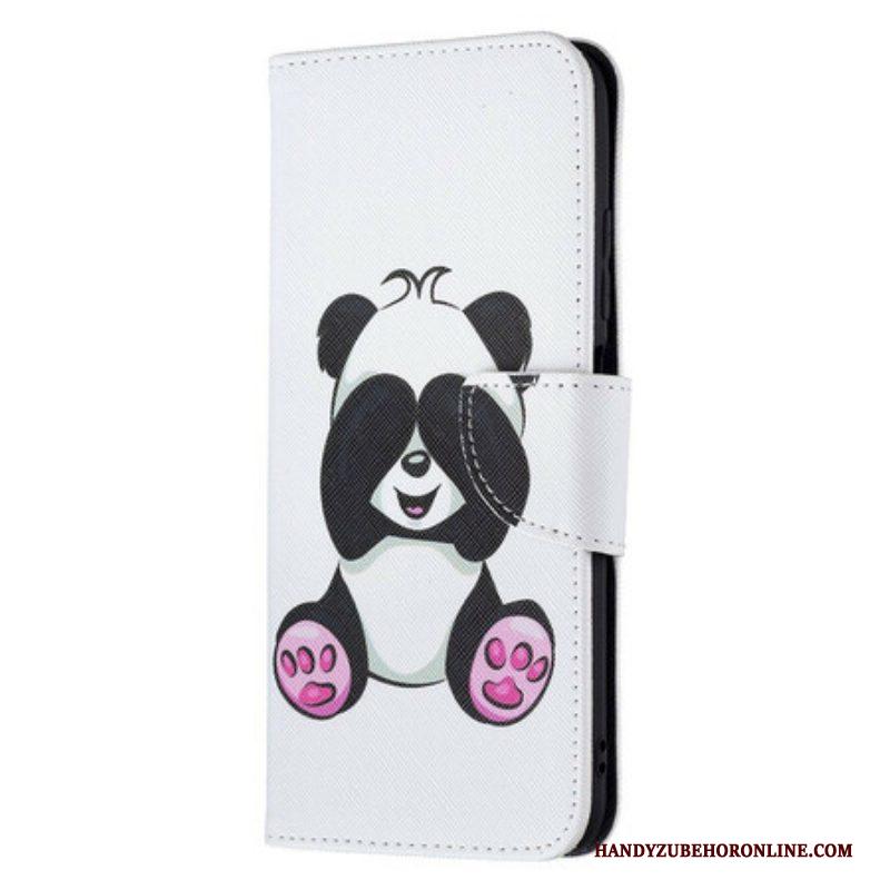 Flip Case voor Xiaomi Redmi Note 10 5G Panda-plezier