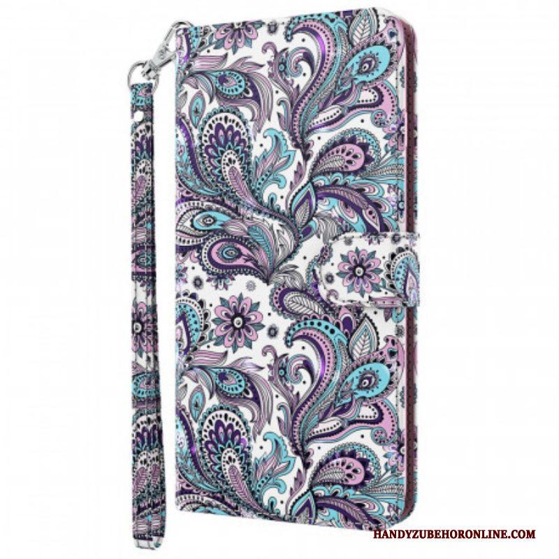 Folio-hoesje voor Moto G71 5G Paisley