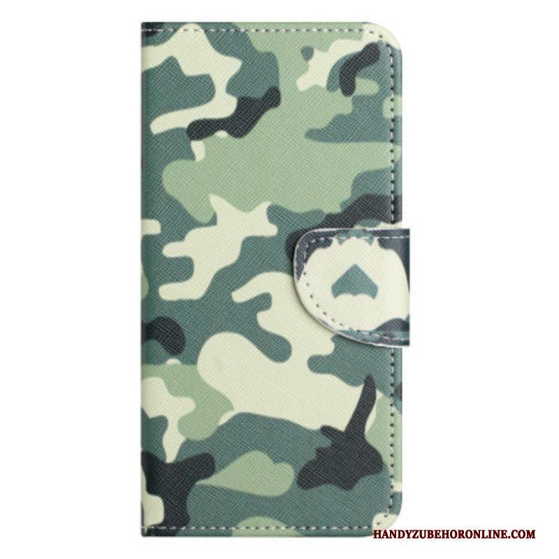 Folio-hoesje voor Moto G73 5G Camouflage