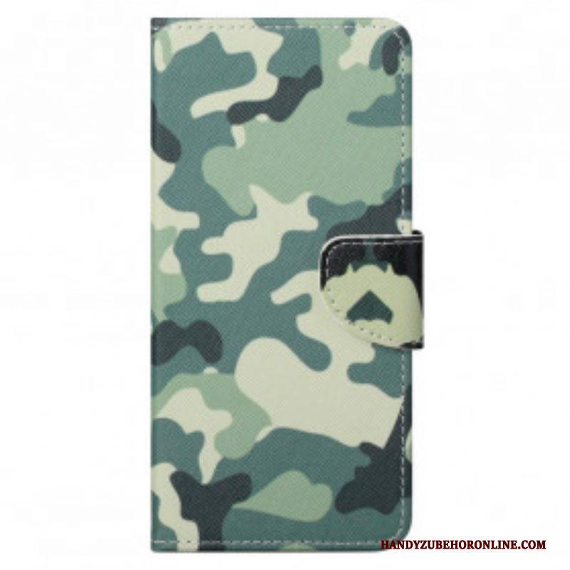 Folio-hoesje voor Motorola Edge 20 Pro Militaire Camouflage