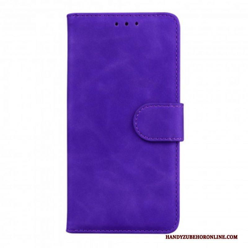 Folio-hoesje voor Motorola Edge 20 Pro Vintage Couture Lederen Stijl