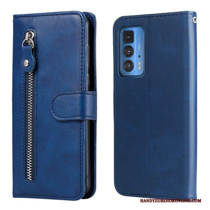 Folio-hoesje voor Motorola Edge 20 Pro Vintage Portemonnee