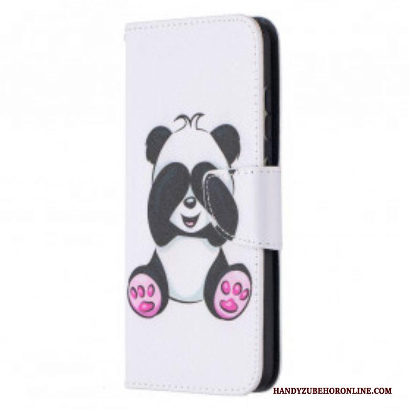 Folio-hoesje voor Samsung Galaxy A52 4G / A52 5G / A52s 5G Panda-plezier