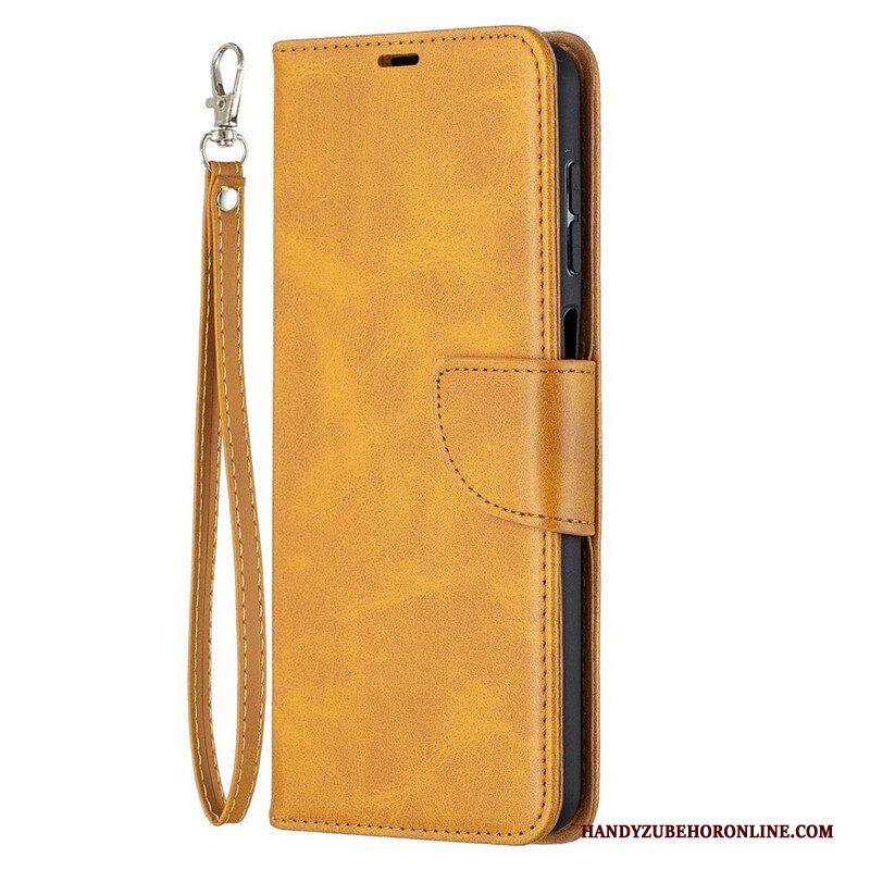 Folio-hoesje voor Samsung Galaxy M12 / A12 Flip Case Gladde Flap Schuin