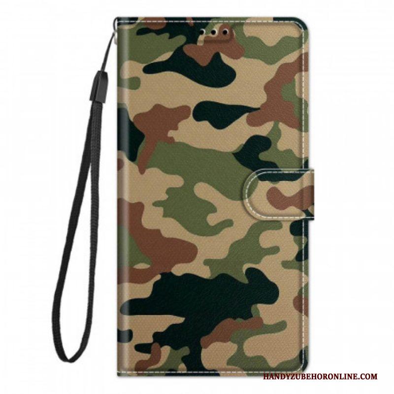 Folio-hoesje voor Samsung Galaxy M23 5G Militaire Camouflage