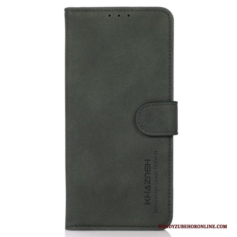 Folio-hoesje voor Samsung Galaxy M52 5G Khazneh Vintage Leereffect