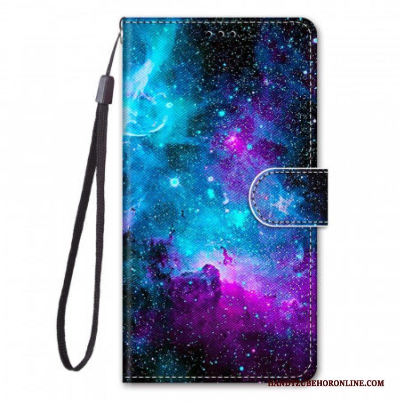 Folio-hoesje voor Samsung Galaxy M53 5G Kosmische Hemel