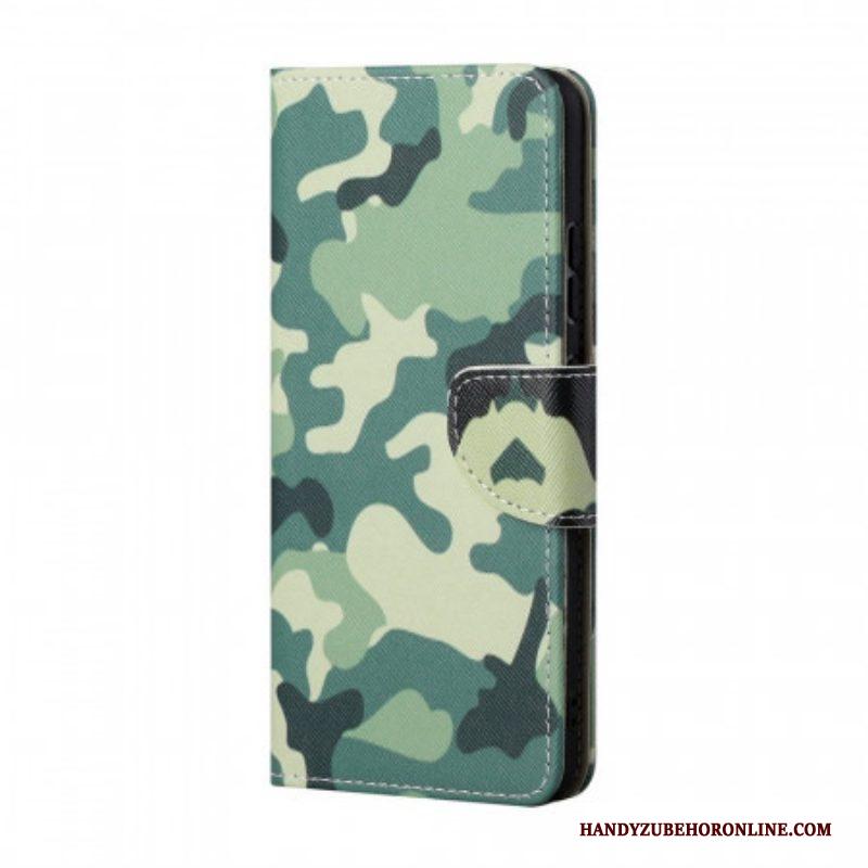 Folio-hoesje voor Samsung Galaxy M53 5G Militaire Camouflage