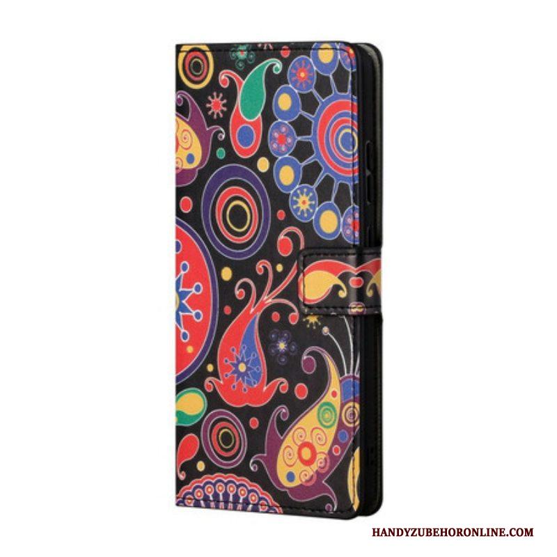 Folio-hoesje voor Samsung Galaxy S21 5G Galaxy-ontwerp