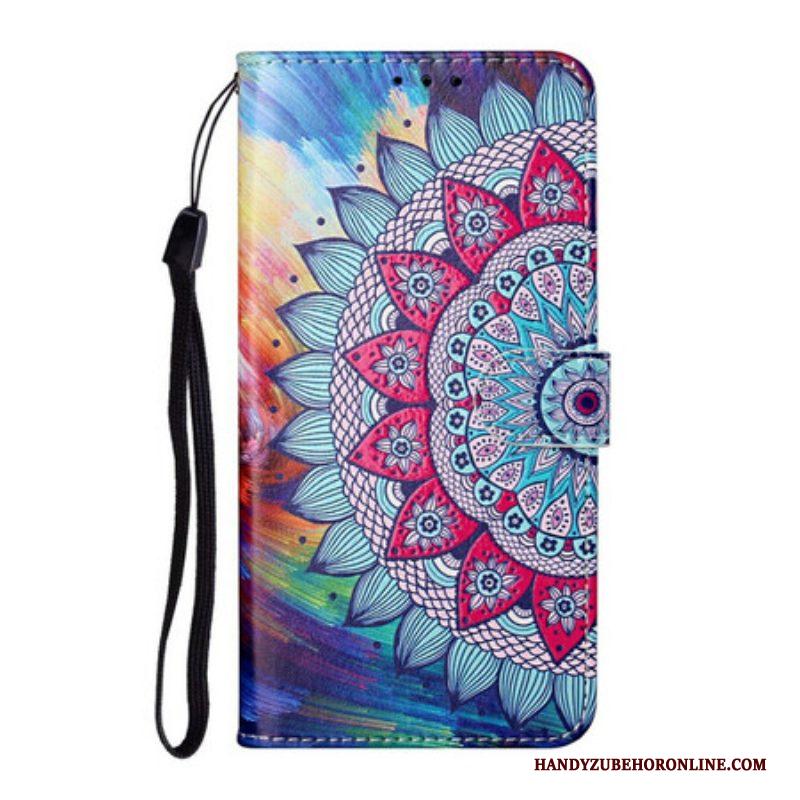 Folio-hoesje voor Samsung Galaxy S21 5G Koning Mandala