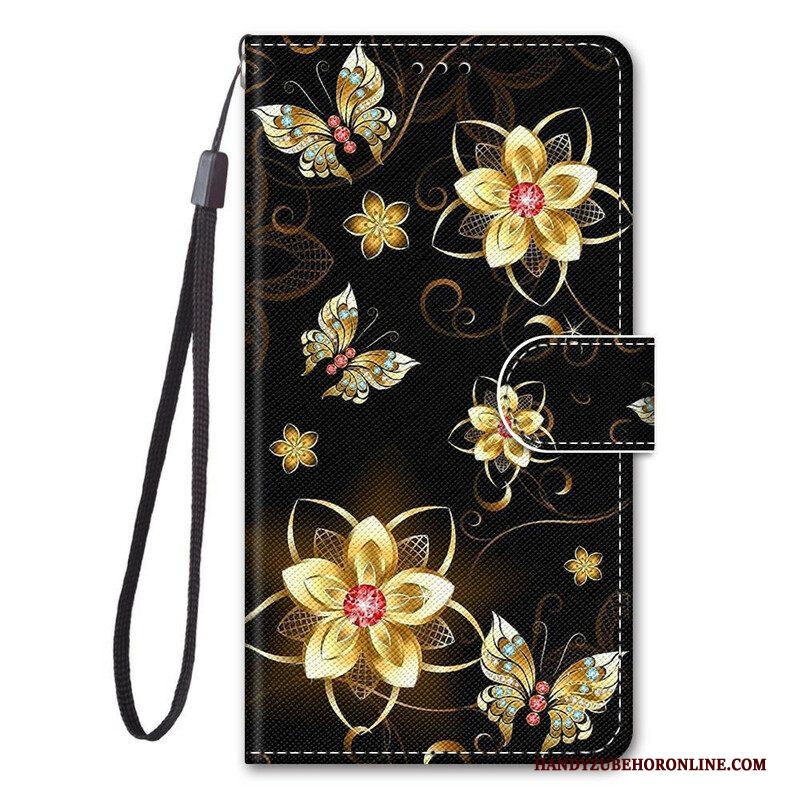 Folio-hoesje voor Samsung Galaxy S21 5G Magische Bloemen