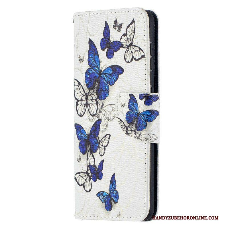 Folio-hoesje voor Samsung Galaxy S21 5G Prachtige Vlinders
