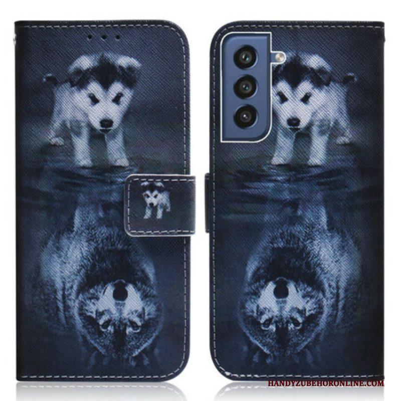 Folio-hoesje voor Samsung Galaxy S21 FE Ernesto De Wolf