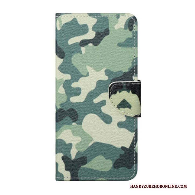 Folio-hoesje voor Samsung Galaxy S21 FE Militaire Camouflage