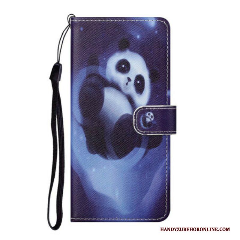 Folio-hoesje voor Samsung Galaxy S21 FE Panda-ruimte