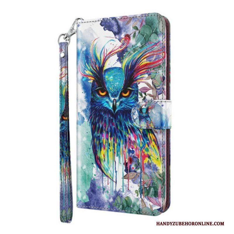 Folio-hoesje voor Samsung Galaxy S21 Plus 5G Aquarel Vogel