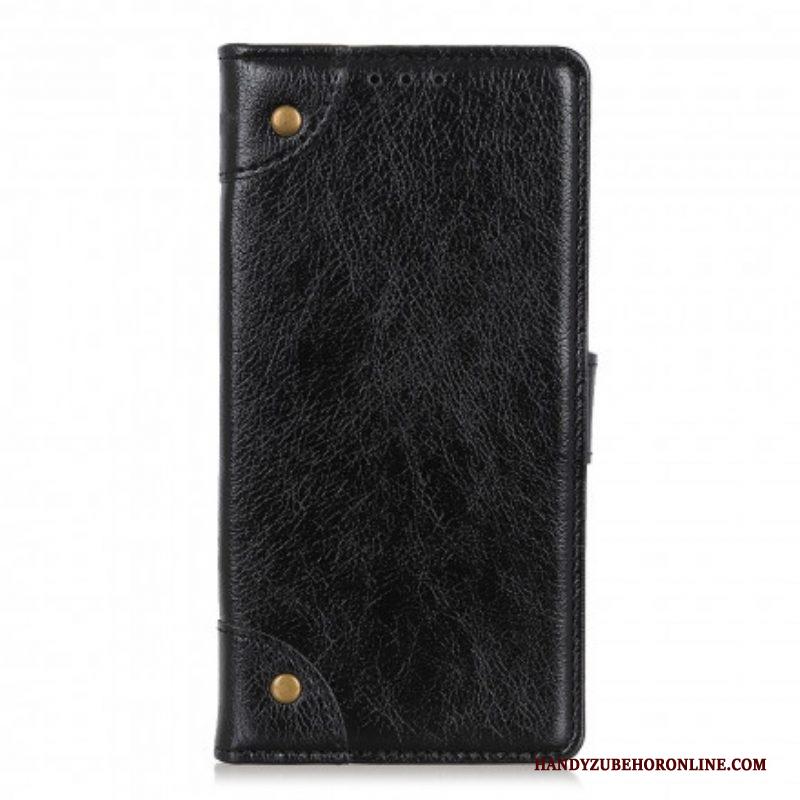 Folio-hoesje voor Samsung Galaxy S21 Ultra 5G Antiek Nappaleereffect