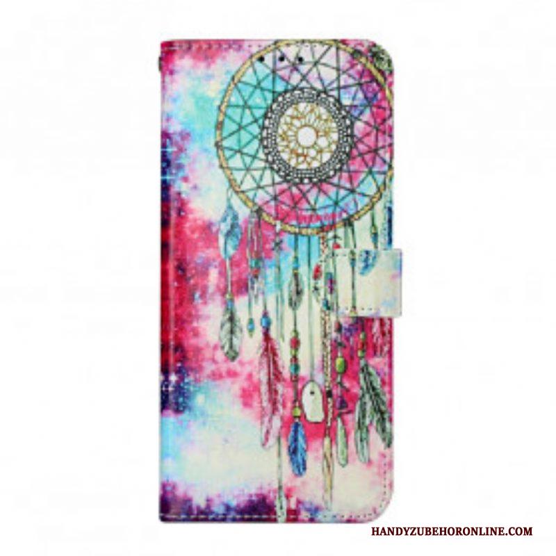 Folio-hoesje voor Samsung Galaxy S21 Ultra 5G De Dreamcatcher-stijl