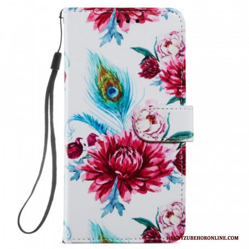 Folio-hoesje voor Samsung Galaxy S22 5G Intense Bloemen