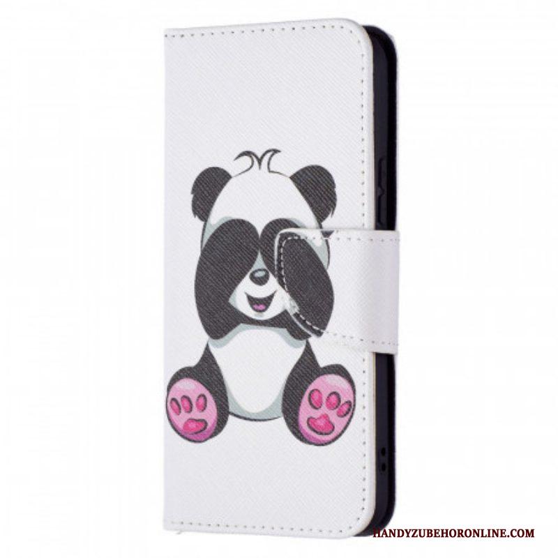Folio-hoesje voor Samsung Galaxy S22 5G Panda-plezier