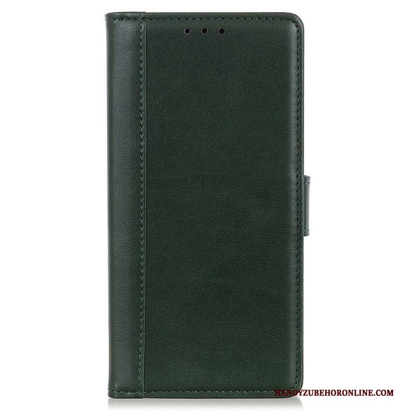 Folio-hoesje voor Samsung Galaxy S22 Ultra 5G Stijl Leer Elegantie