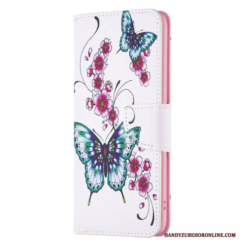 Folio-hoesje voor Samsung Galaxy S23 5G Weiger Vlinders