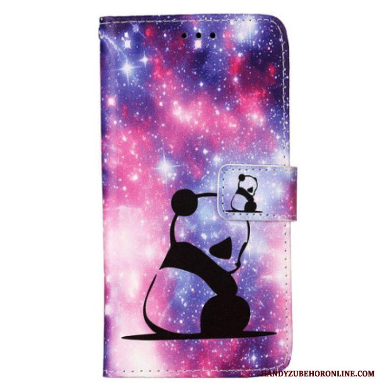 Folio-hoesje voor Samsung Galaxy S23 Ultra 5G Panda Galaxy