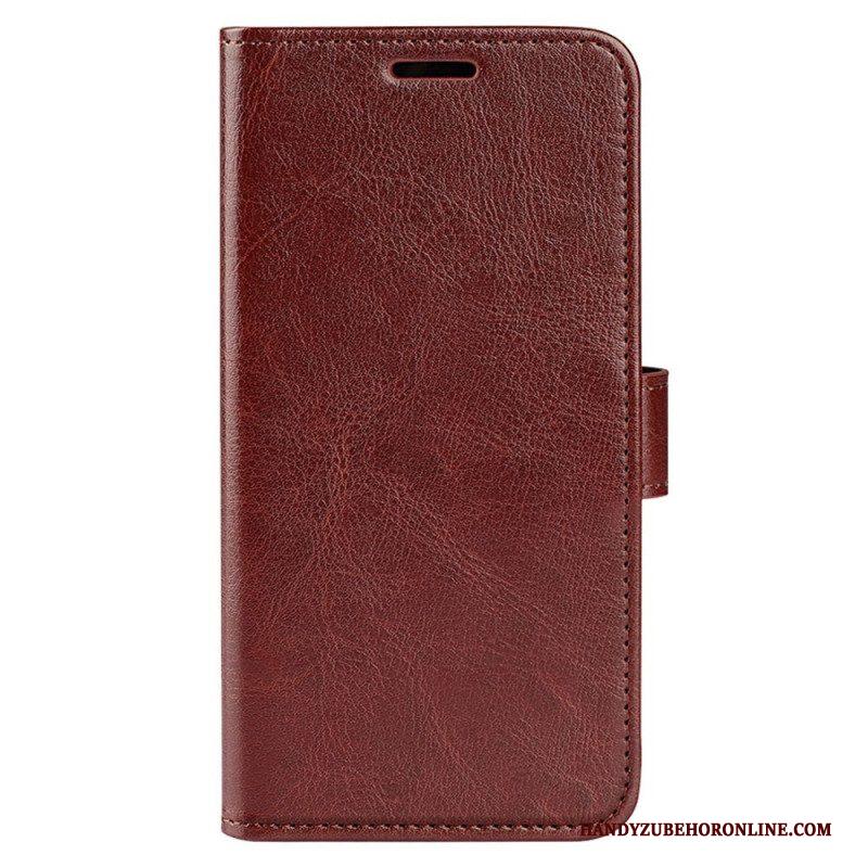 Folio-hoesje voor Samsung Galaxy S23 Ultra 5G Vintage Leereffect