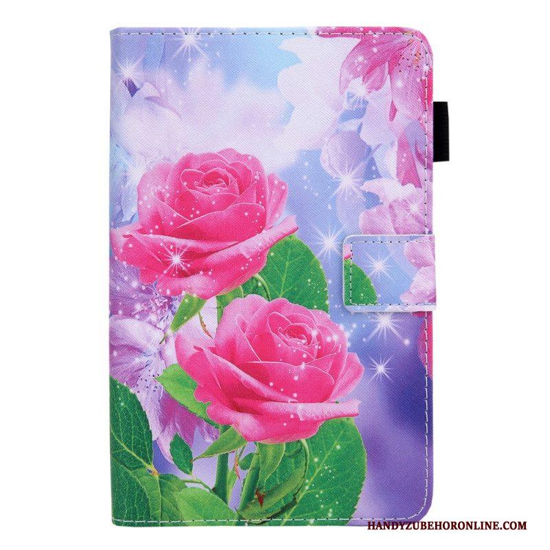 Folio-hoesje voor Samsung Galaxy Tab A8 (2021) Droom Bloemen