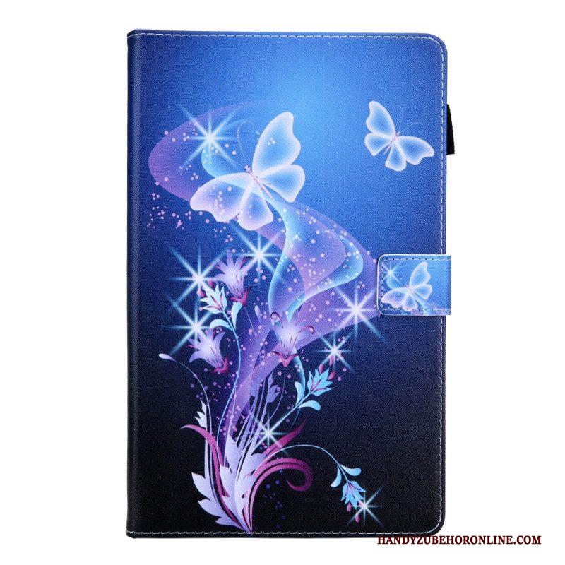 Folio-hoesje voor Samsung Galaxy Tab A8 (2021) Kleurrijke Vlinders