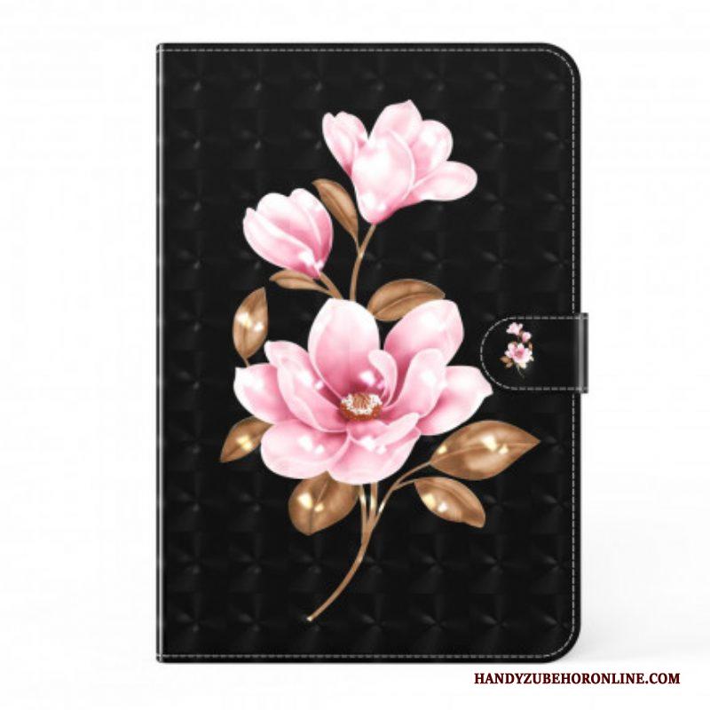 Folio-hoesje voor Samsung Galaxy Tab S8 / Tab S7 Faux Lederen Boom Bloemen