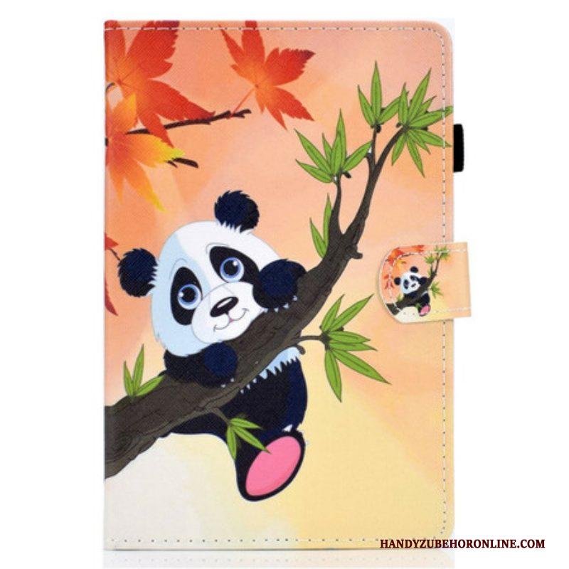 Folio-hoesje voor Samsung Galaxy Tab S8 / Tab S7 Leuke Panda