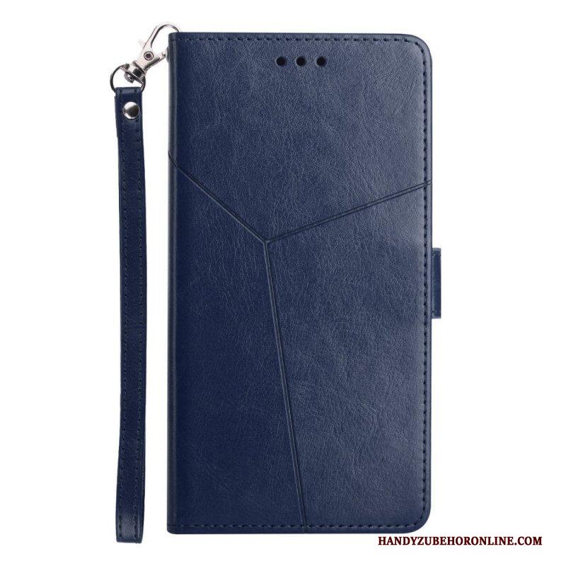 Folio-hoesje voor Sony Xperia 10 IV Met Ketting Y-patroon Met Bandjes