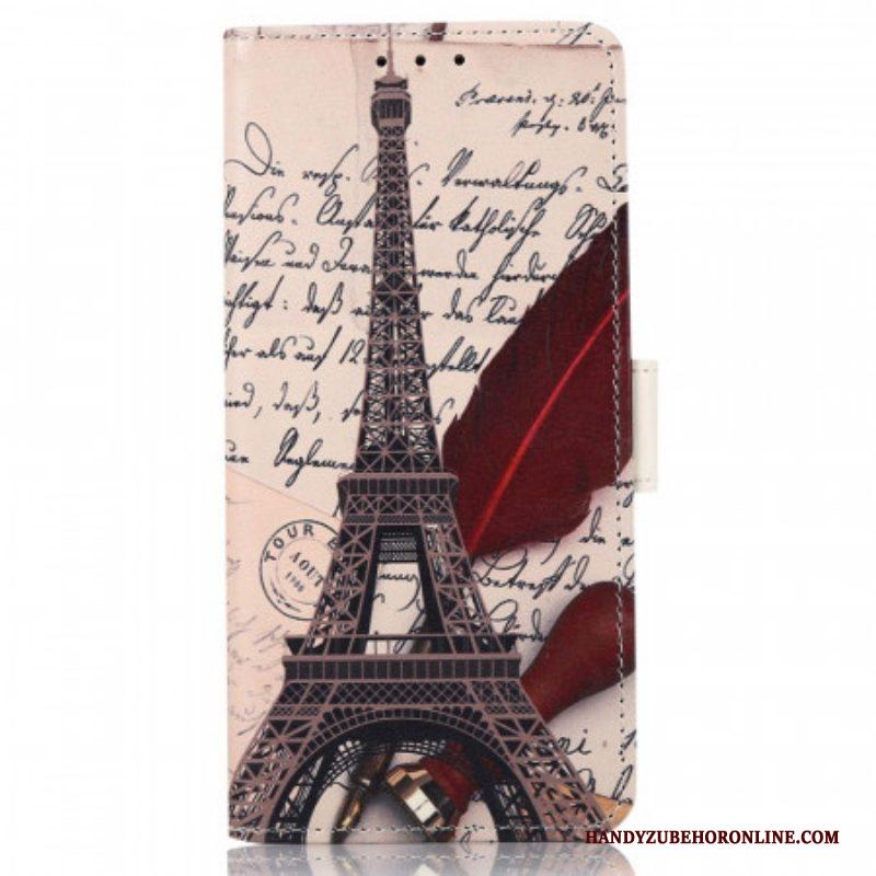 Folio-hoesje voor Sony Xperia Pro-I Dichters Eiffeltoren
