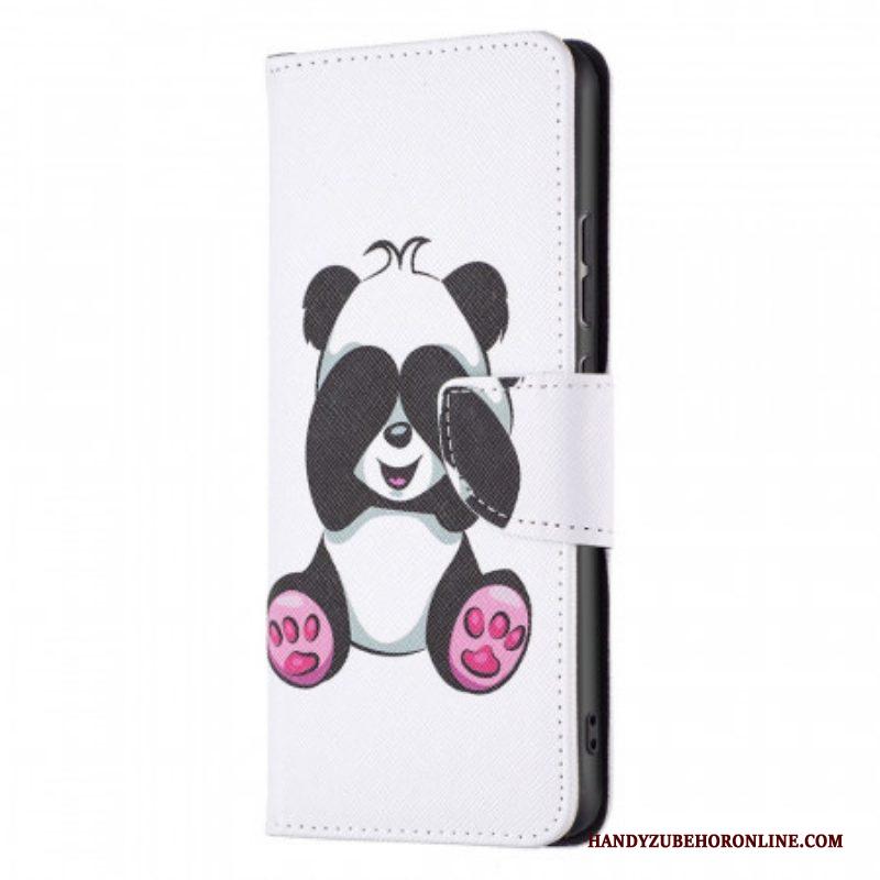 Folio-hoesje voor Xiaomi 12 / 12X Panda-plezier