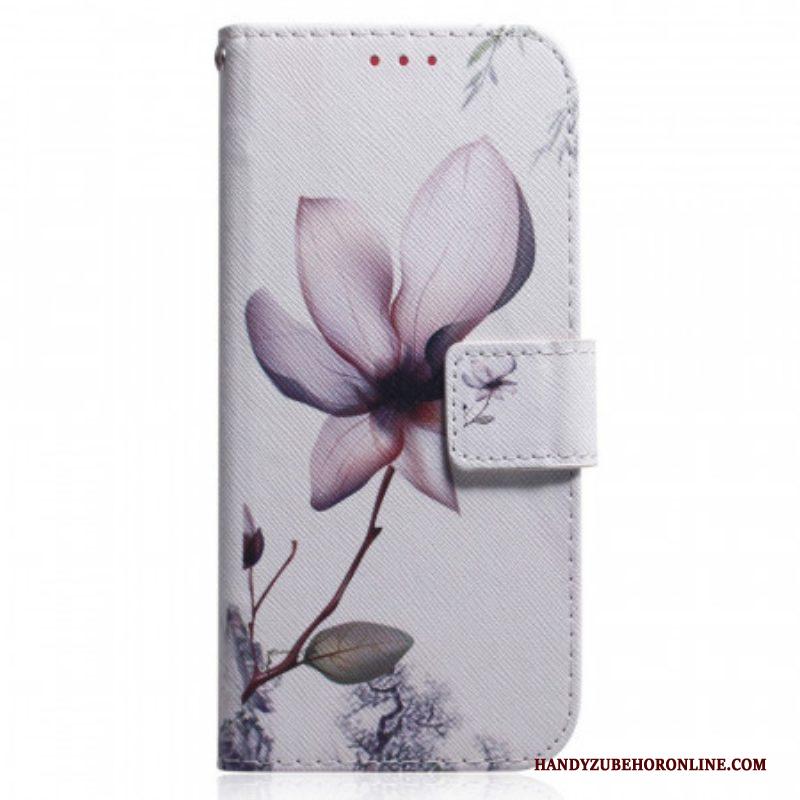 Folio-hoesje voor Xiaomi 12 Pro Een Bloem