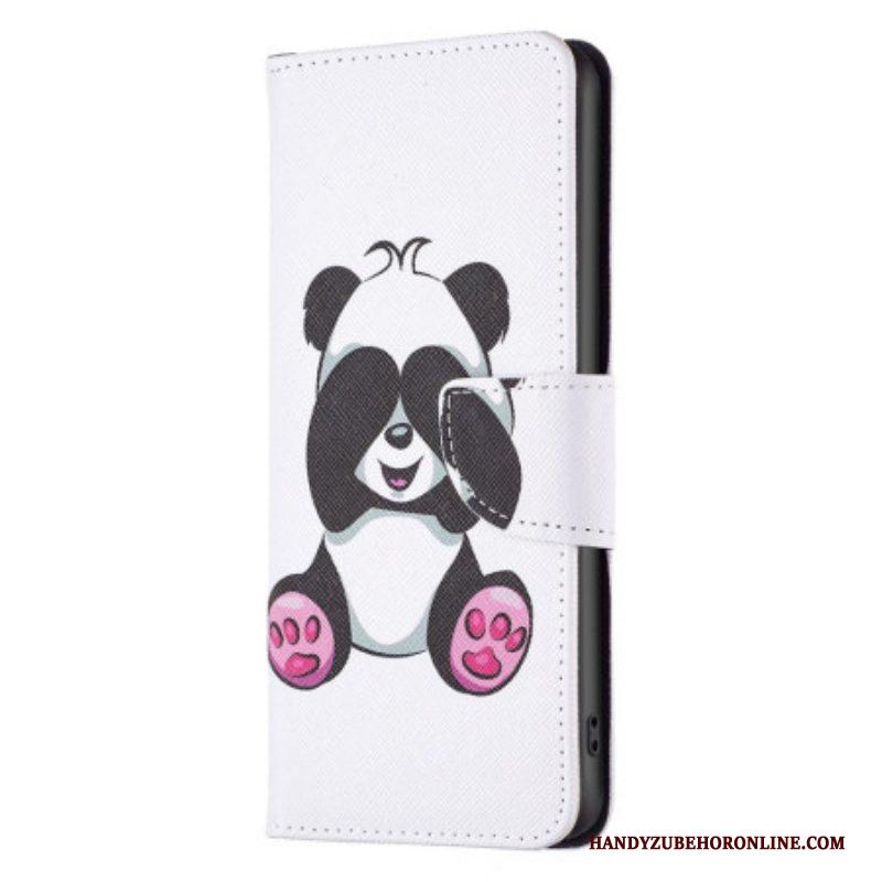 Folio-hoesje voor Xiaomi 12T / 12T Pro Panda-plezier