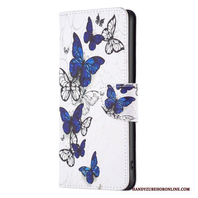 Folio-hoesje voor Xiaomi 13 Kleurrijke Vlinders