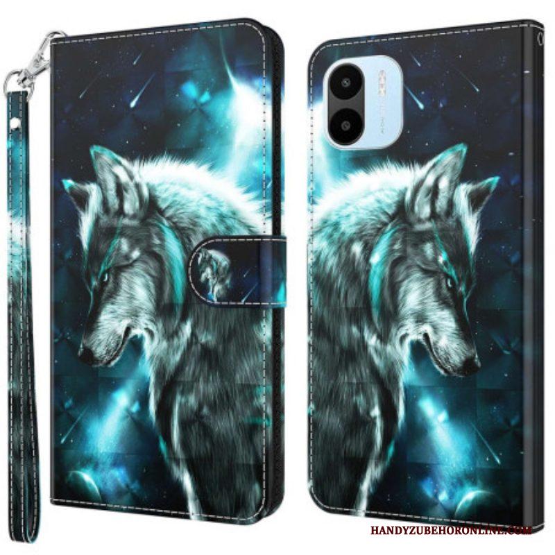 Folio-hoesje voor Xiaomi Redmi A1 Majestueuze Wolf