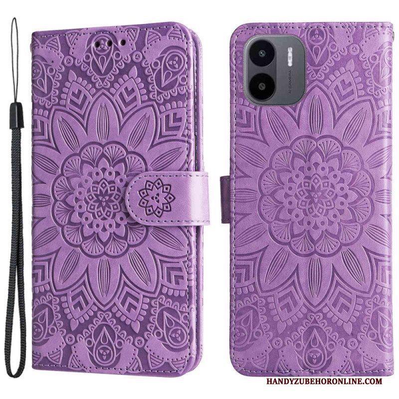 Folio-hoesje voor Xiaomi Redmi A1 Mandala-patroon