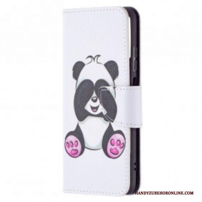 Folio-hoesje voor Xiaomi Redmi Note 10 / 10S Panda-plezier