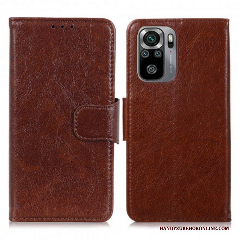 Folio-hoesje voor Xiaomi Redmi Note 10 / 10S Splitnappaleer