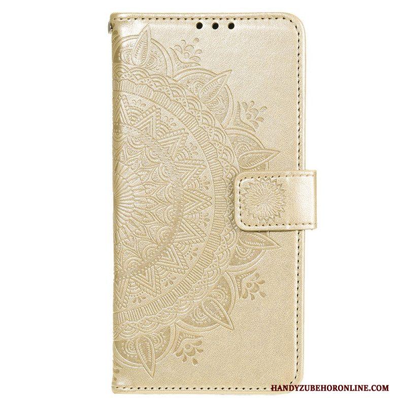 Folio-hoesje voor Xiaomi Redmi Note 11 / 11S Zon Mandala