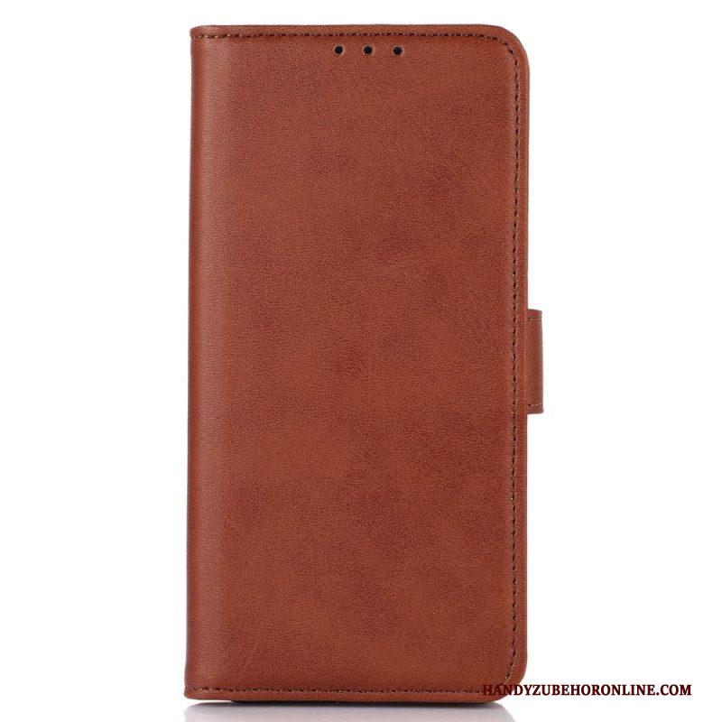 Folio-hoesje voor Xiaomi Redmi Note 12 4G Leer-effect