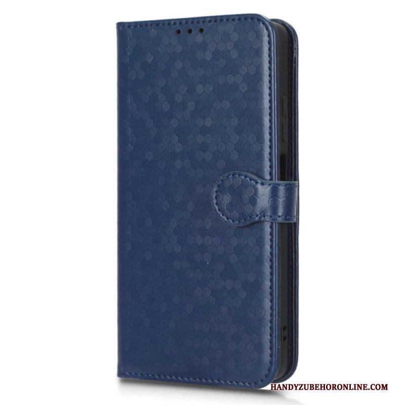 Folio-hoesje voor Xiaomi Redmi Note 12 Pro Plus Met Ketting Strappy-patroon In 3d