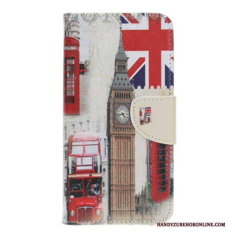 Folio-hoesje voor iPhone 13 Pro Het Londense Leven