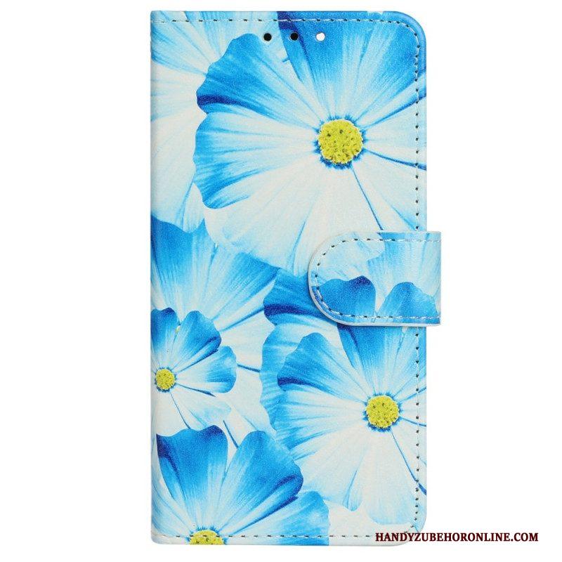 Folio-hoesje voor iPhone 14 Bloemen