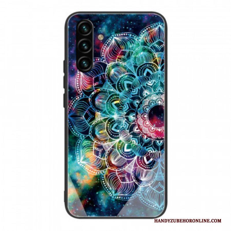 Hoesje voor Samsung Galaxy A13 5G / A04s Marmer Gehard Glas